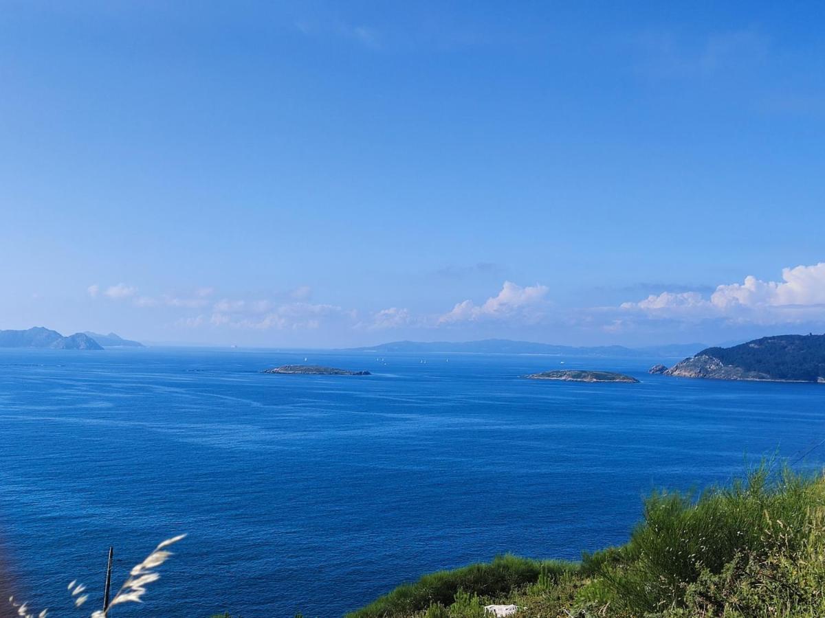 Inmejorables Vistas A Las Islas Cies Baiona Exteriér fotografie