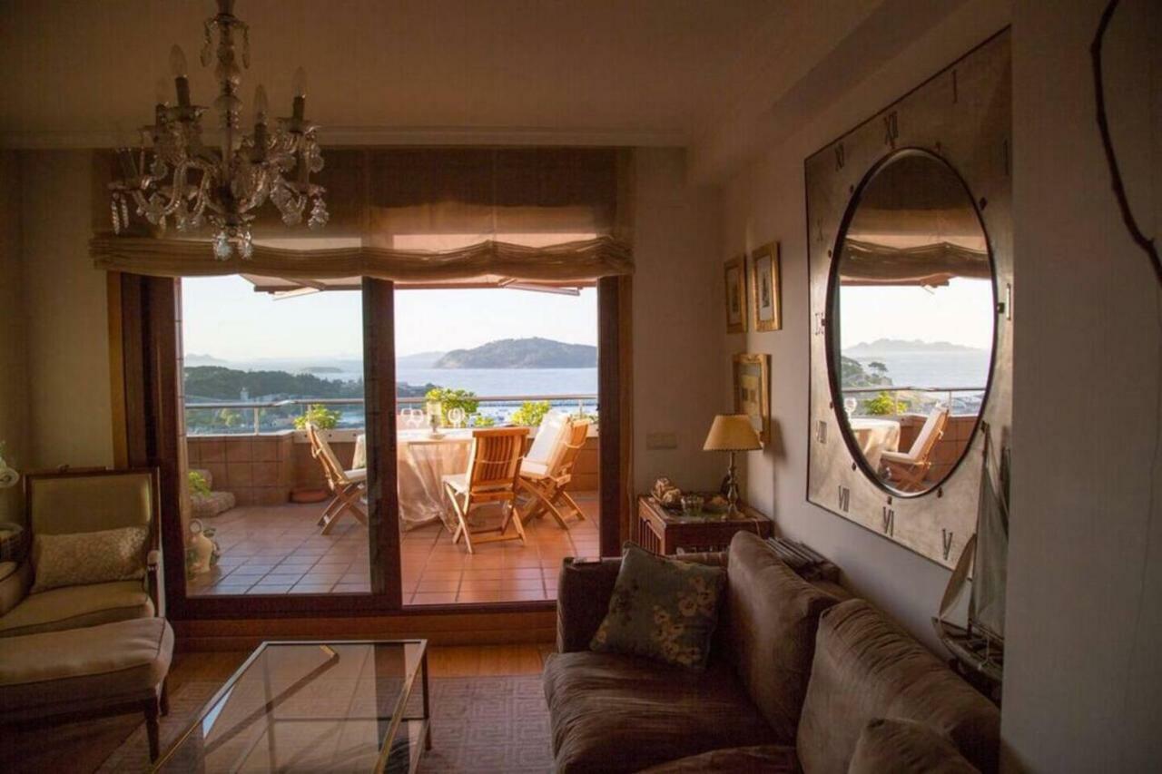 Inmejorables Vistas A Las Islas Cies Baiona Exteriér fotografie